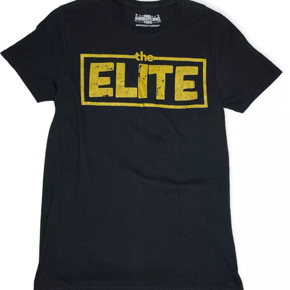 NJPW Golden ELITE T Shirt Kenny Omega Bullet Club WWE Size Medium Wrestling Tee